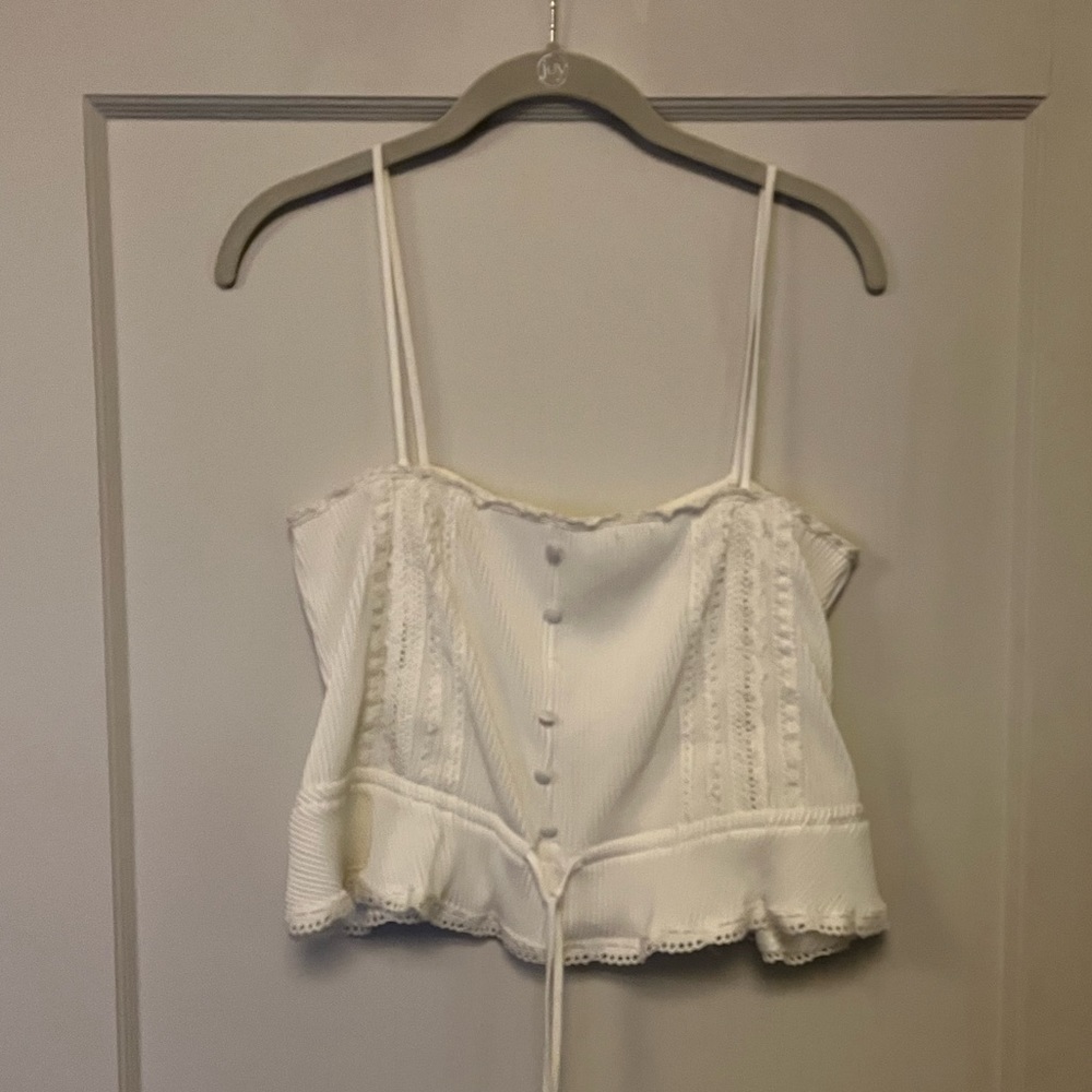 White Zara Tank